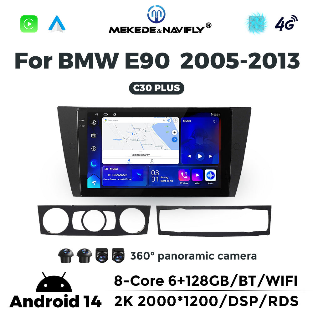 Applicable to BMW E90 2005-2013 Android large screen central control car navigation radio screen carplay
