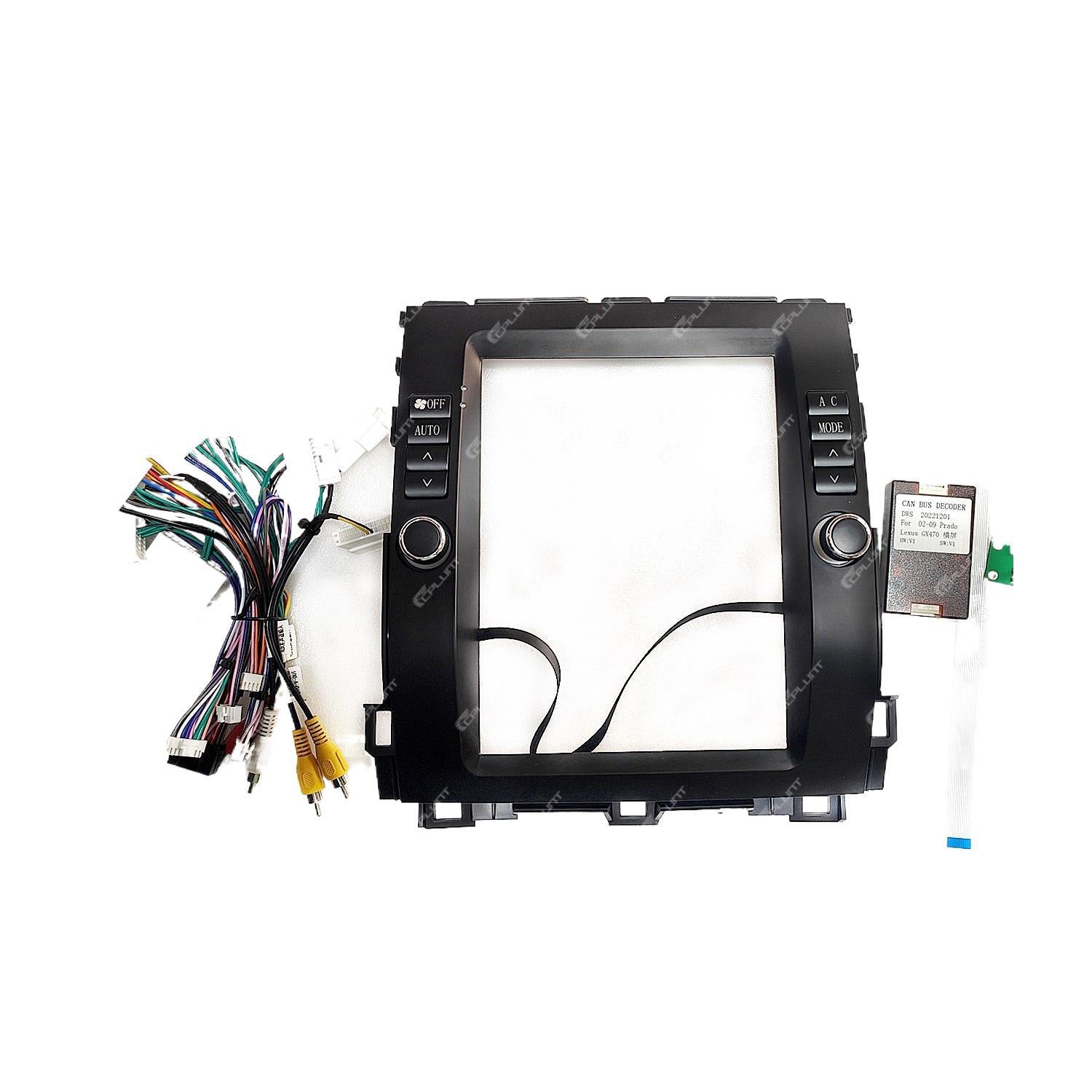 9.7inch central control navigation surface frame versatile frame suitable for toyota pardo domineering gx470 audio panel restoration