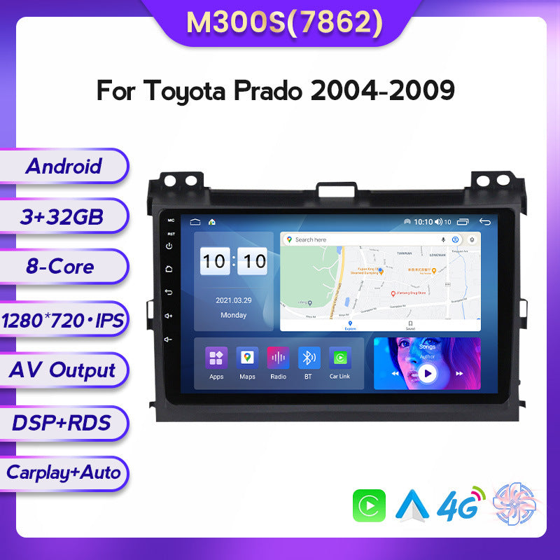 Suitable for Toyota Prado Prado 04-09 modified Android large-screen central control car navigation screen