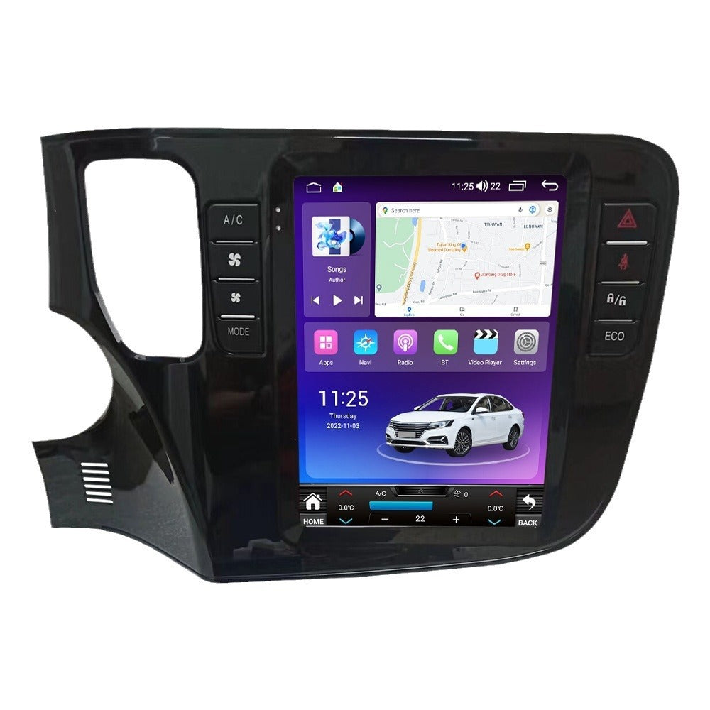 Suitable for 2013-2019 mitsubishi outlander vertical screen android car navigation system with reversing camera, wireless carplay