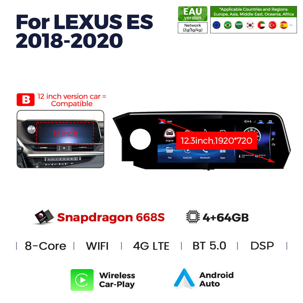 Suitable for lexus es 2018-2020 lexus es new arrival original car upgraded large screen android navigator