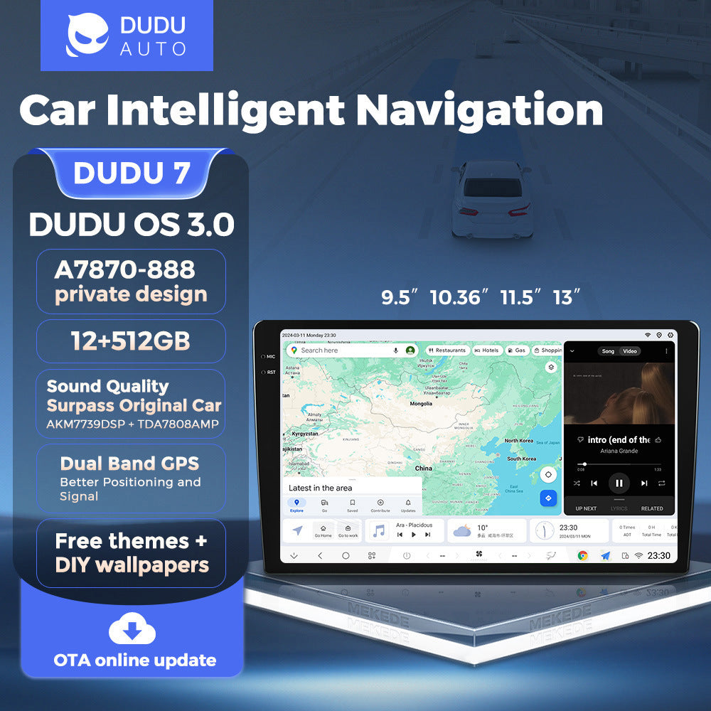 Suitable for dudu6, dudu7, and mekede dudu liangshan overseas edition smart modified android interactive navigation systems