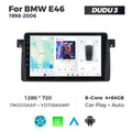 DUDUAUTO is suitable for BMW E46 M3 98-06 Android large screen central control car navigation Bluetooth Carplay