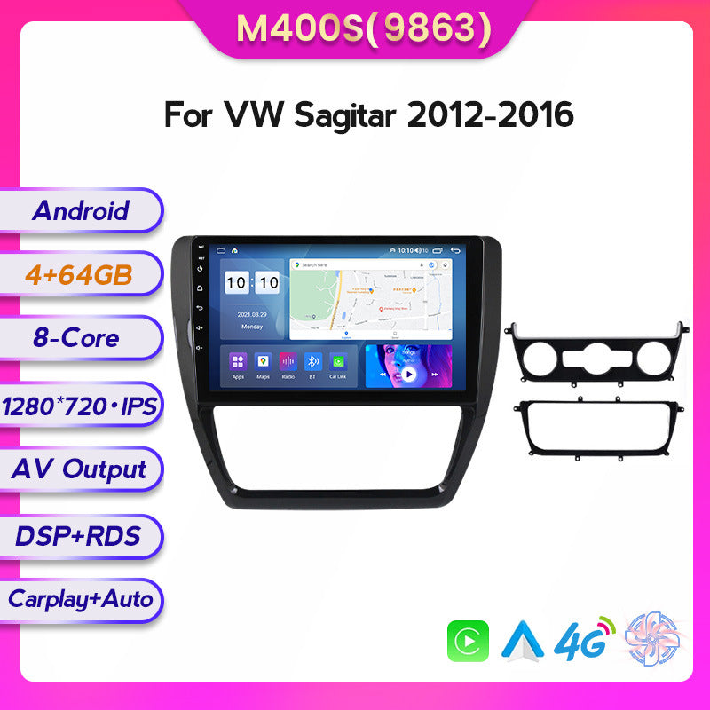 Suitable for Volkswagen Sagiatr 12-16 Android large-screen central control car navigation screen 8 + 128G