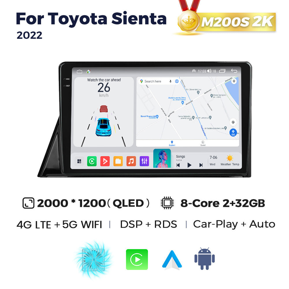 Suitable for toyota sienta 2022 rhd toyota senna right-hand drive android car navigator
