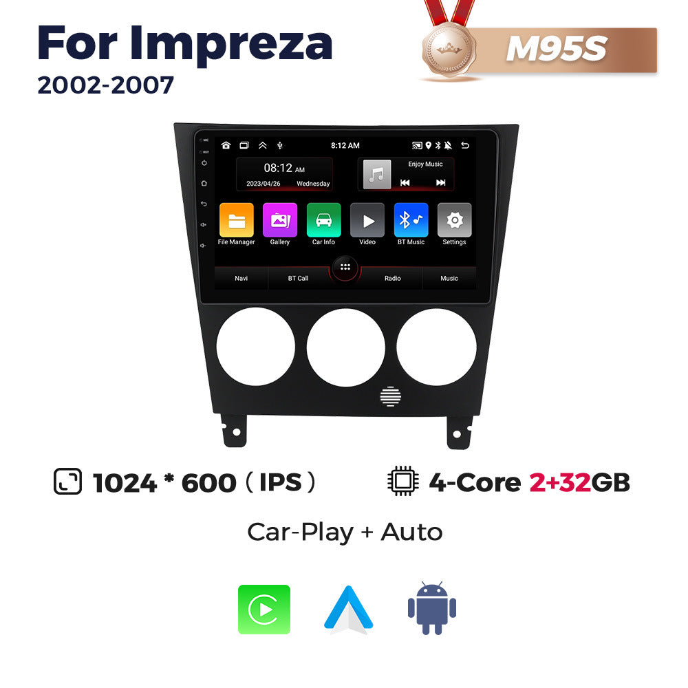 Suitable for subaru impreza 2002-2007 subaru impreza car central control android smart navigation