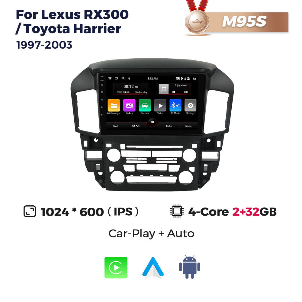 Suitable for lexus rx300 toyota harrier 1997-2003 smart car android navigator