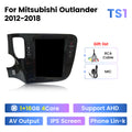 Suitable for 2013-2019 mitsubishi outlander vertical screen android car navigation system with reversing camera, wireless carplay