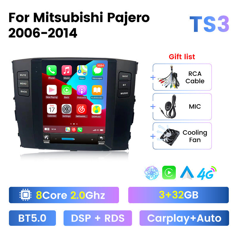 Suitable for mitsubishi pajero v97 v93 mitsubishi pajero car vertical screen android navigator