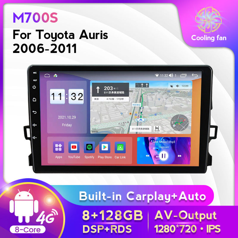 Suitable for Toyota Auris 06-11 modified Android large screen central control car navigation screen 8 + 128G