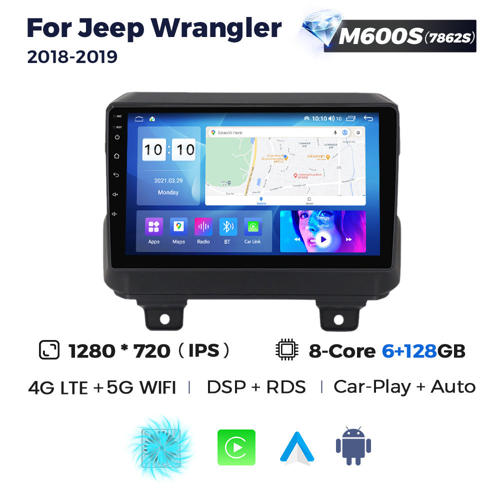 Suitable for jeep wrangler 2018-2019 jeep wrangler large screen car android smart navigation