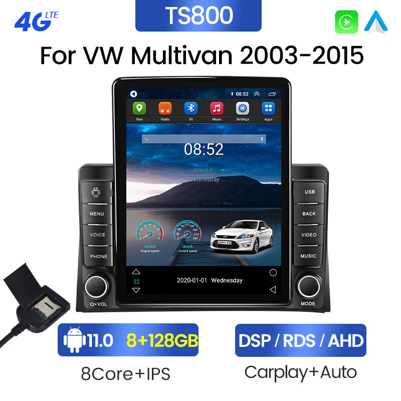 Apply to vw multivan vertical screen android navigator wireless carplay