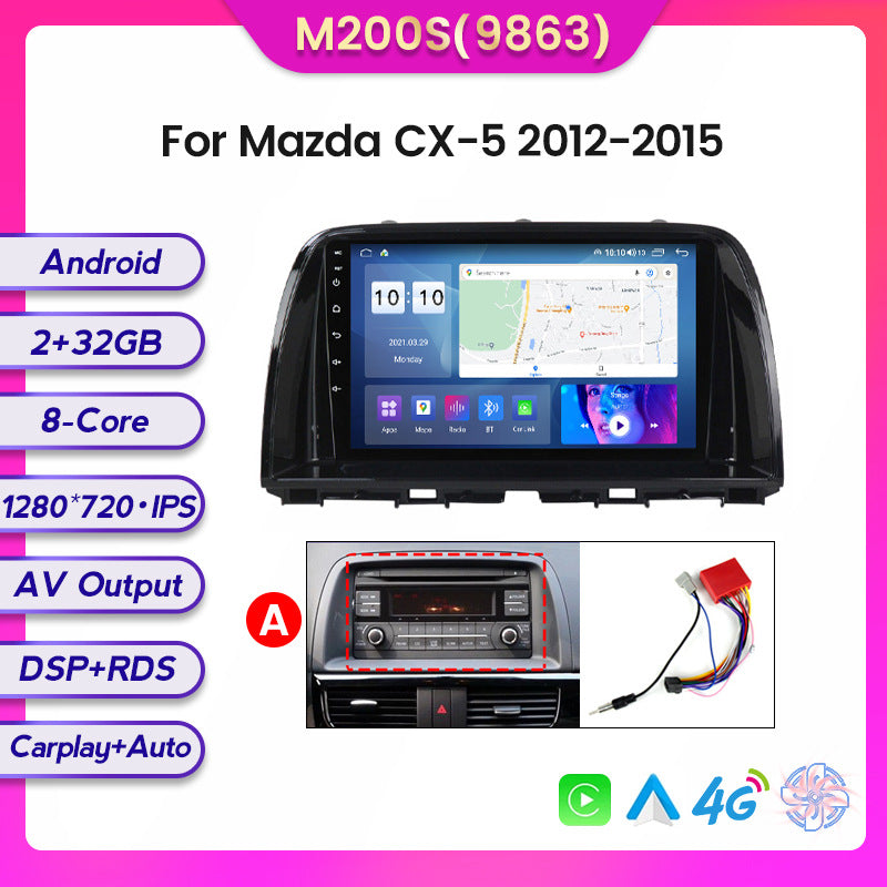 Suitable for Mazda CX5 12-15 modified Android large-screen central control car navigation screen 8 + 128G