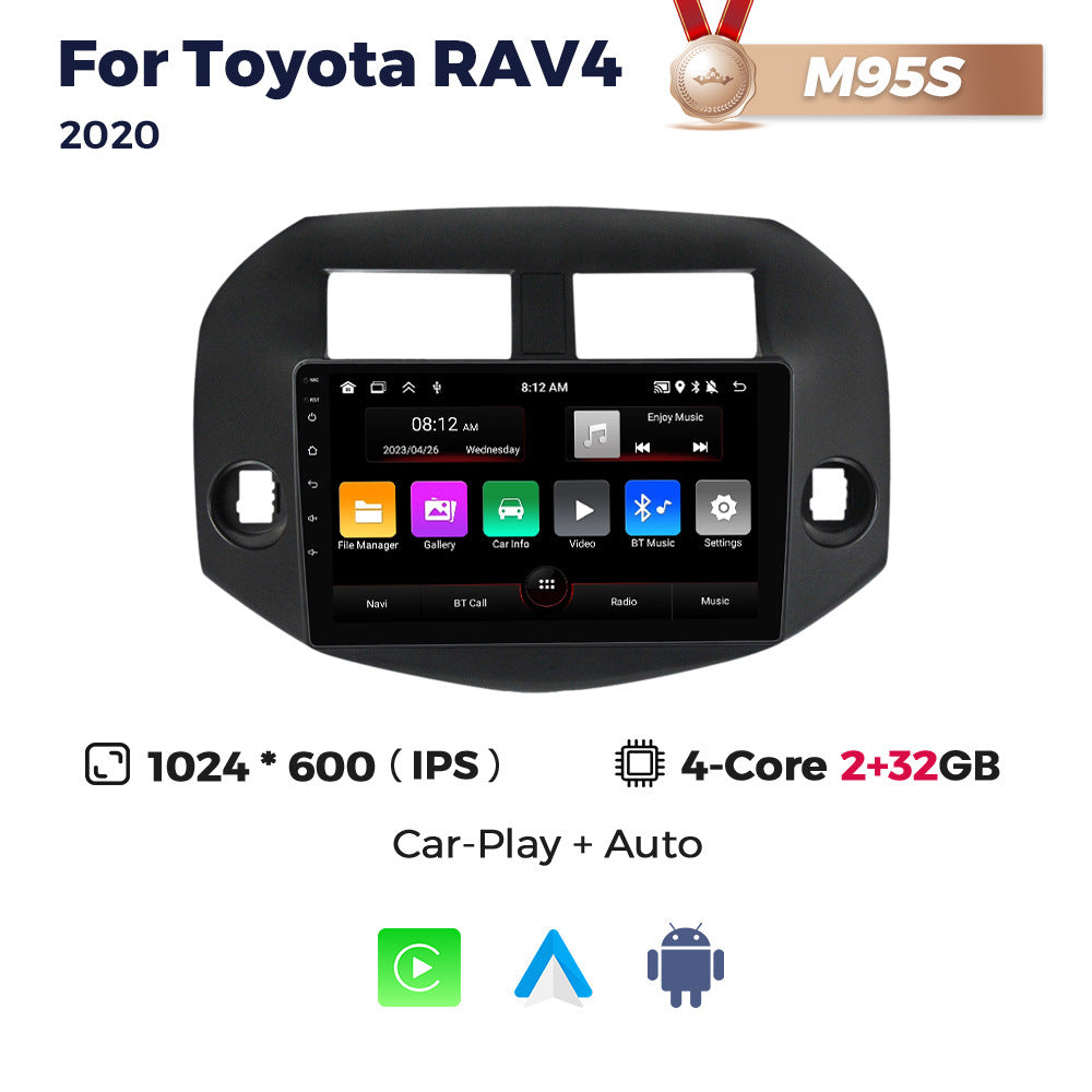 Compatible with Toyota Toyota RAV4 05-13 Android Large-Screen Central Control Navigation Radio 8+256G
