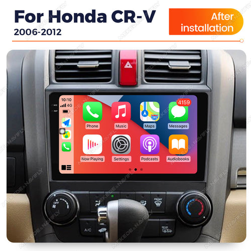 Applicable to Honda CRV 06-12 Android large screen central control car navigation radio screen Bluetooth Carplay