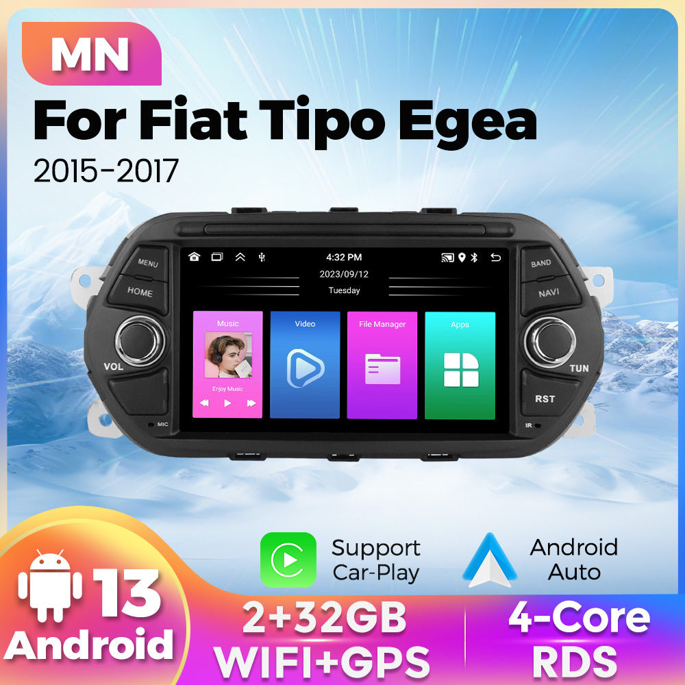 Cross-border wholesale fiat tipo egea 2015-2017 android navigator one piece purchasing overseas english language