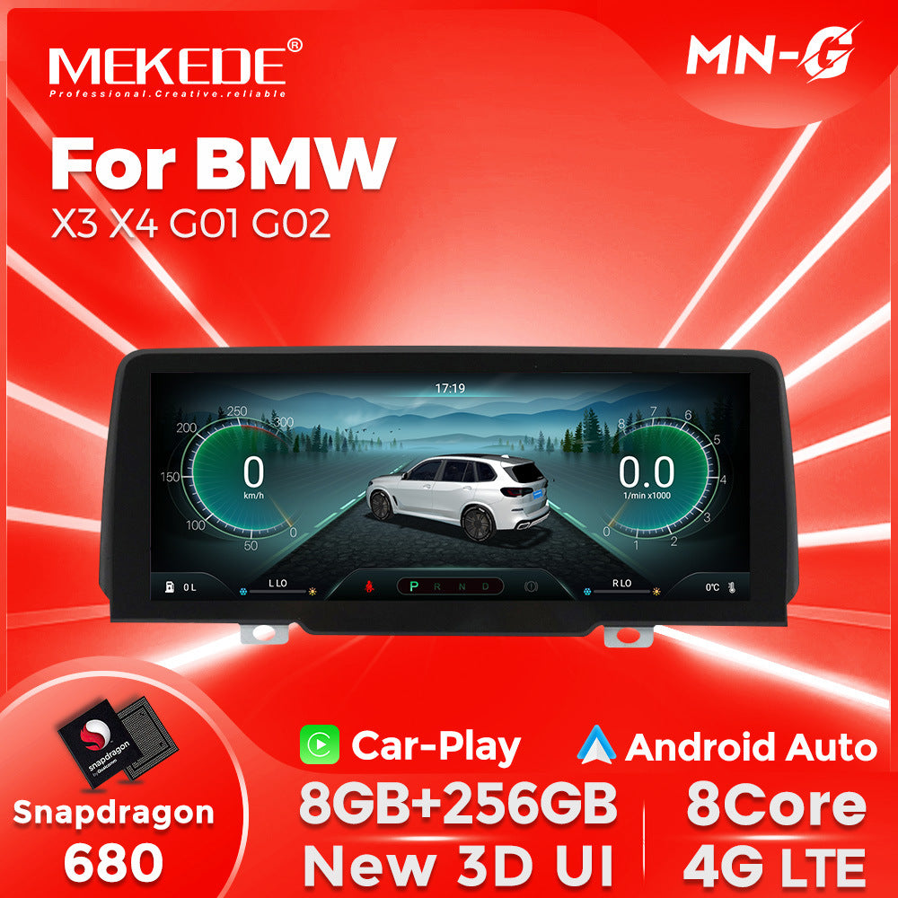 Suitable for bmw x3 x4 g01 g02 evo bmw original car screen upgrade 10.25inch central control android navigation