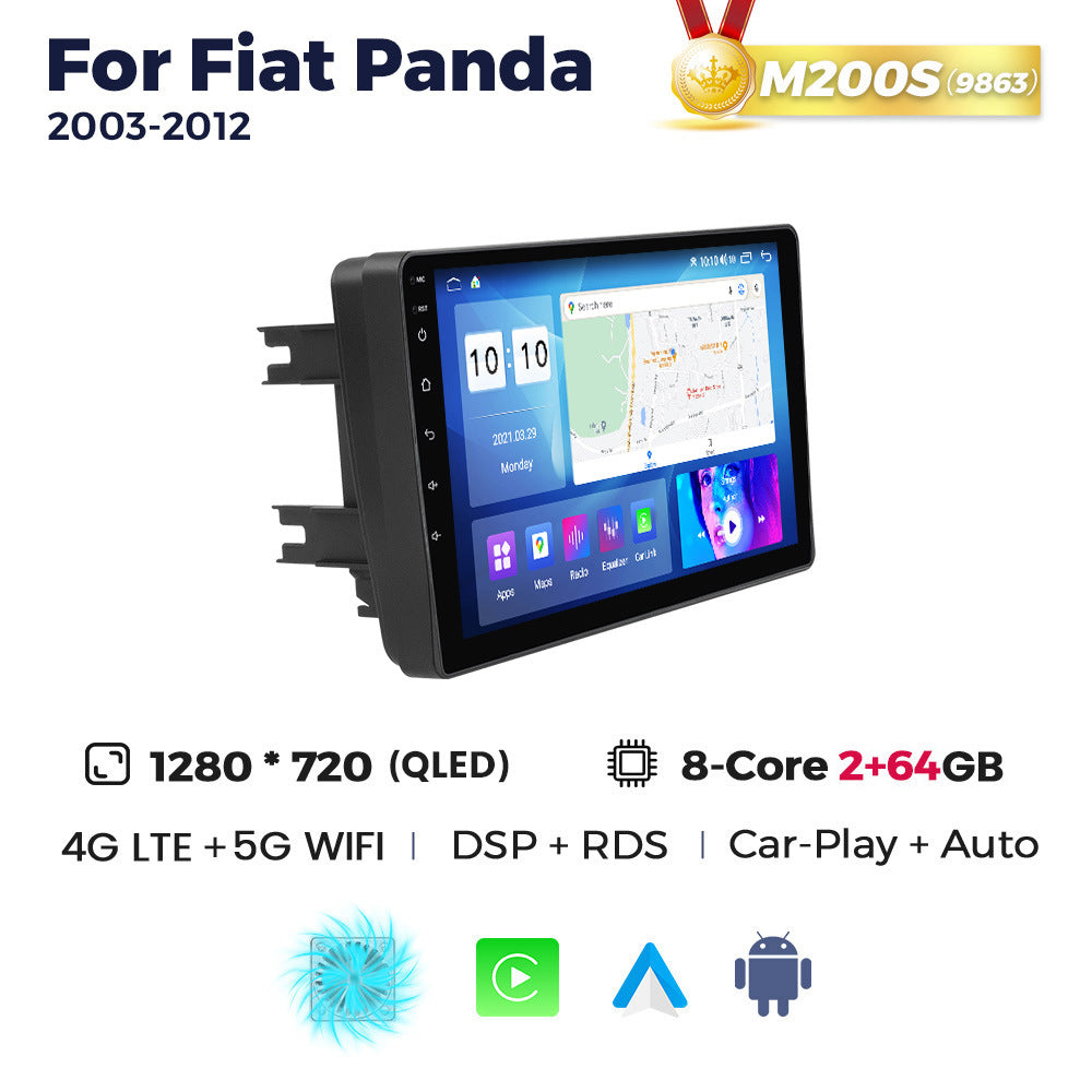 Suitable for fiat panda 2003-2012 fiat panda smart android car central control navigator