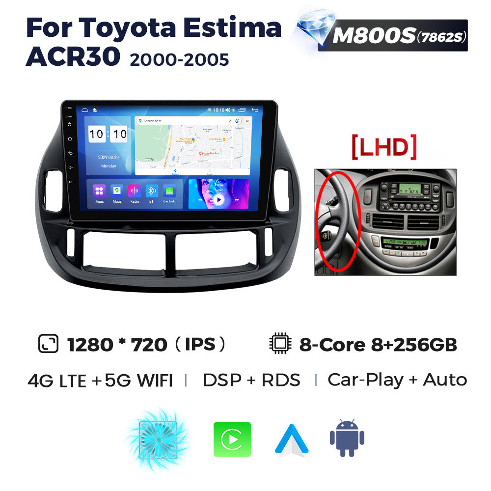 Applicable to Toyota Estima ACR30 17-19 Android large screen central control navigation radio 256