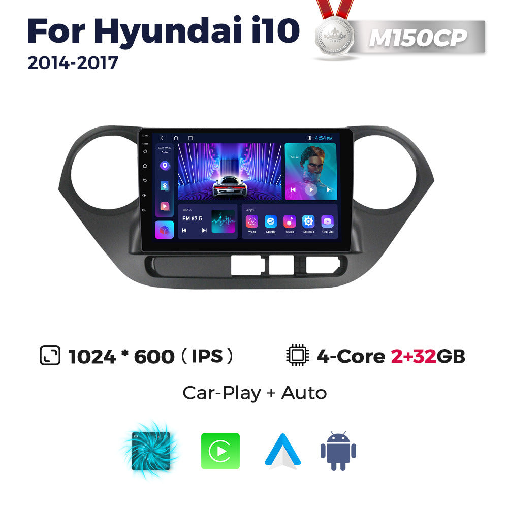 Compatible with Hyundai I10 2014-2017 Android Large Screen Central Control Navigation Radio 8+256G