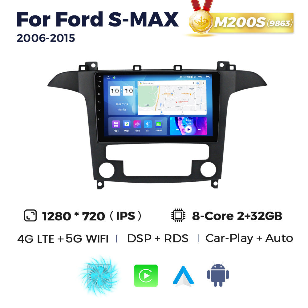 Applicable to Ford S-MAX 2006-2015 Android large screen central control navigation Bluetooth Carplay