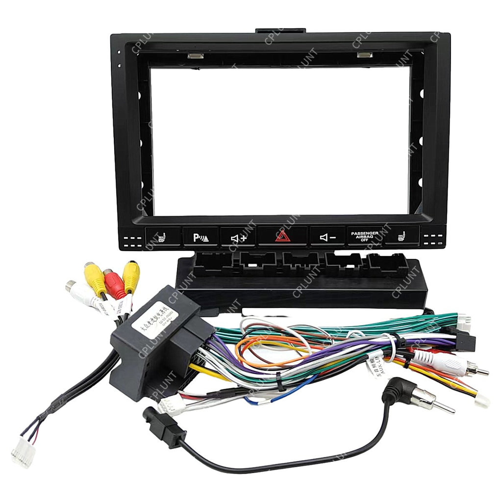 Android central control navigation surface frame restoration panel suitable for volkswagen touareg gp f2 volkswagen touareg