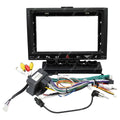 Android central control navigation surface frame restoration panel suitable for volkswagen touareg gp f2 volkswagen touareg