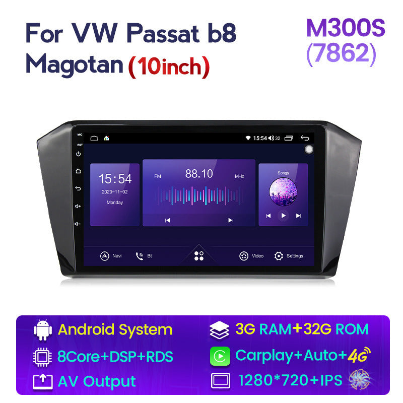Suitable for volkswagen passat b8 magotan 2016-2020 models, in-car central control gps navigation wireless carplay