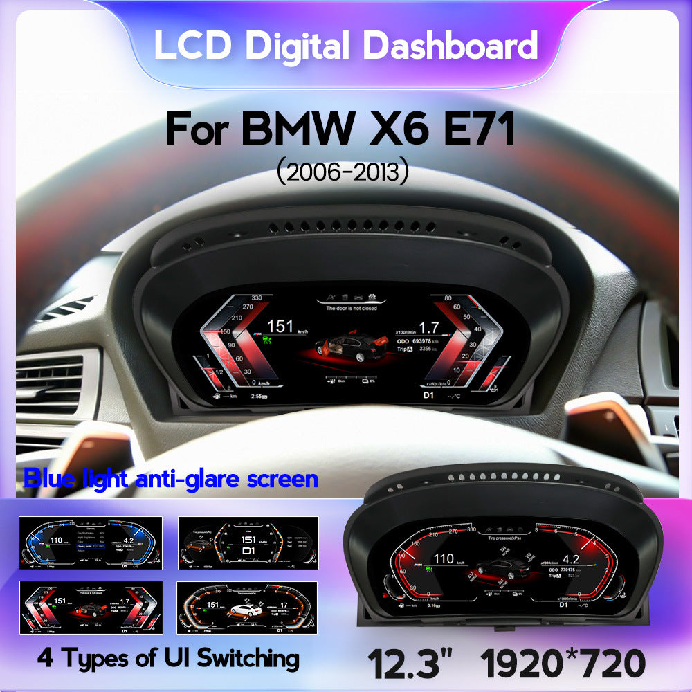 Suitable for bmw x6-e71 cic ccc 2006-2013 original car upgrade restoration lcd instrument display