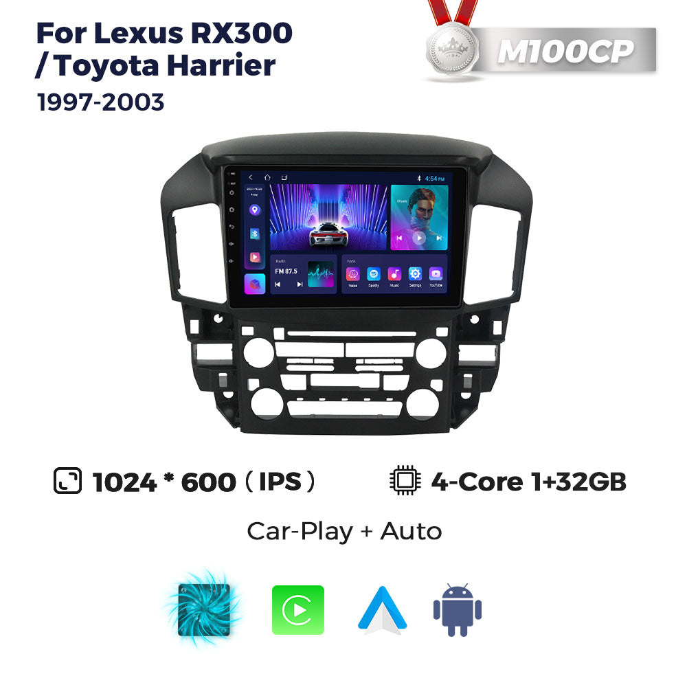 Compatible with Lexus RX300 Toyota Harrier 97-03 Android Large-Screen Central Control Navigation Radio