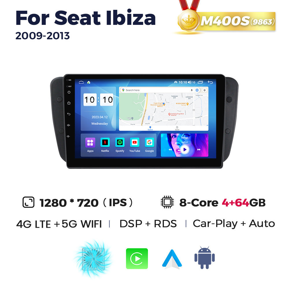 Suitable for SEAT Ibiza 2009-2013 Android large screen central control navigation radio 8 + 256G