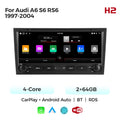 Suitable for Audi A6 S6 RS6 97-04 button Android large screen central control navigation Bluetooth radio 10.25