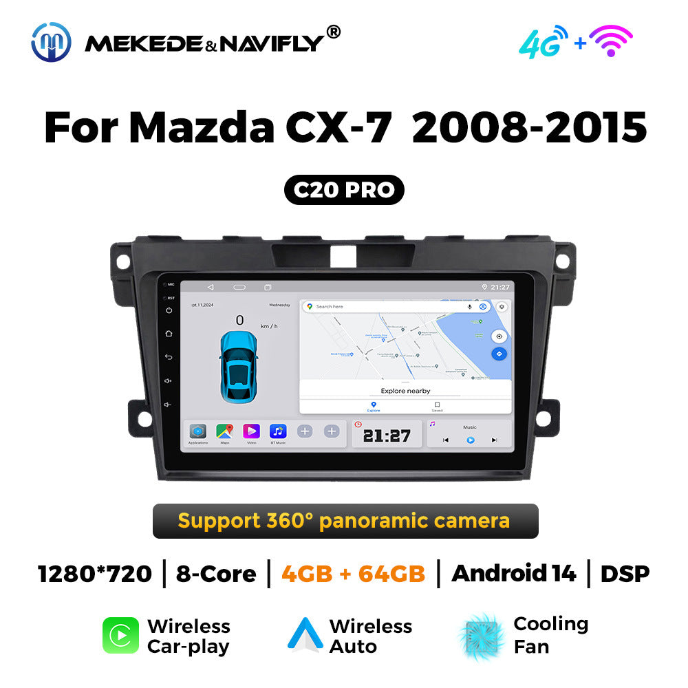 Suitable for Mazda CX-7 08-15 Android large screen central control car navigation radio screen carplay