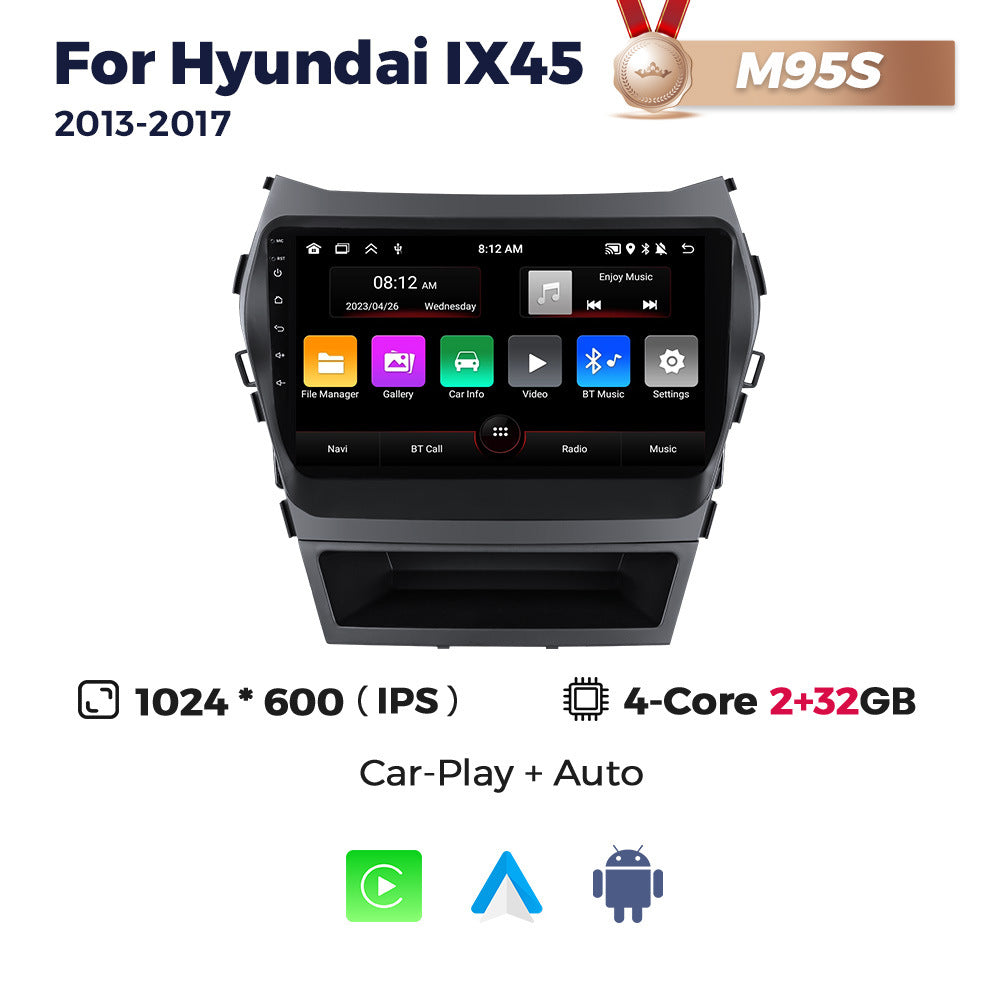 Suitable for 13-17 hyundai ix45 santa fe car android navigator central control gps navigation carplay