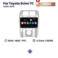 Suitable for toyota scion tc 2005-2010 toyota 9inch android car navigation carplay