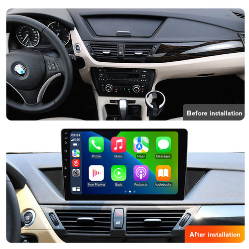 Applicable to BMW X1 E84 09-12 Android large screen central control car navigation radio screen 8 + 256G