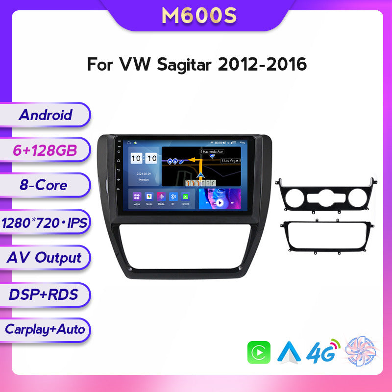 Suitable for volkswagen sagitar (jetta) 2012-2016 models: in-car central control gps navigation wireless carplay
