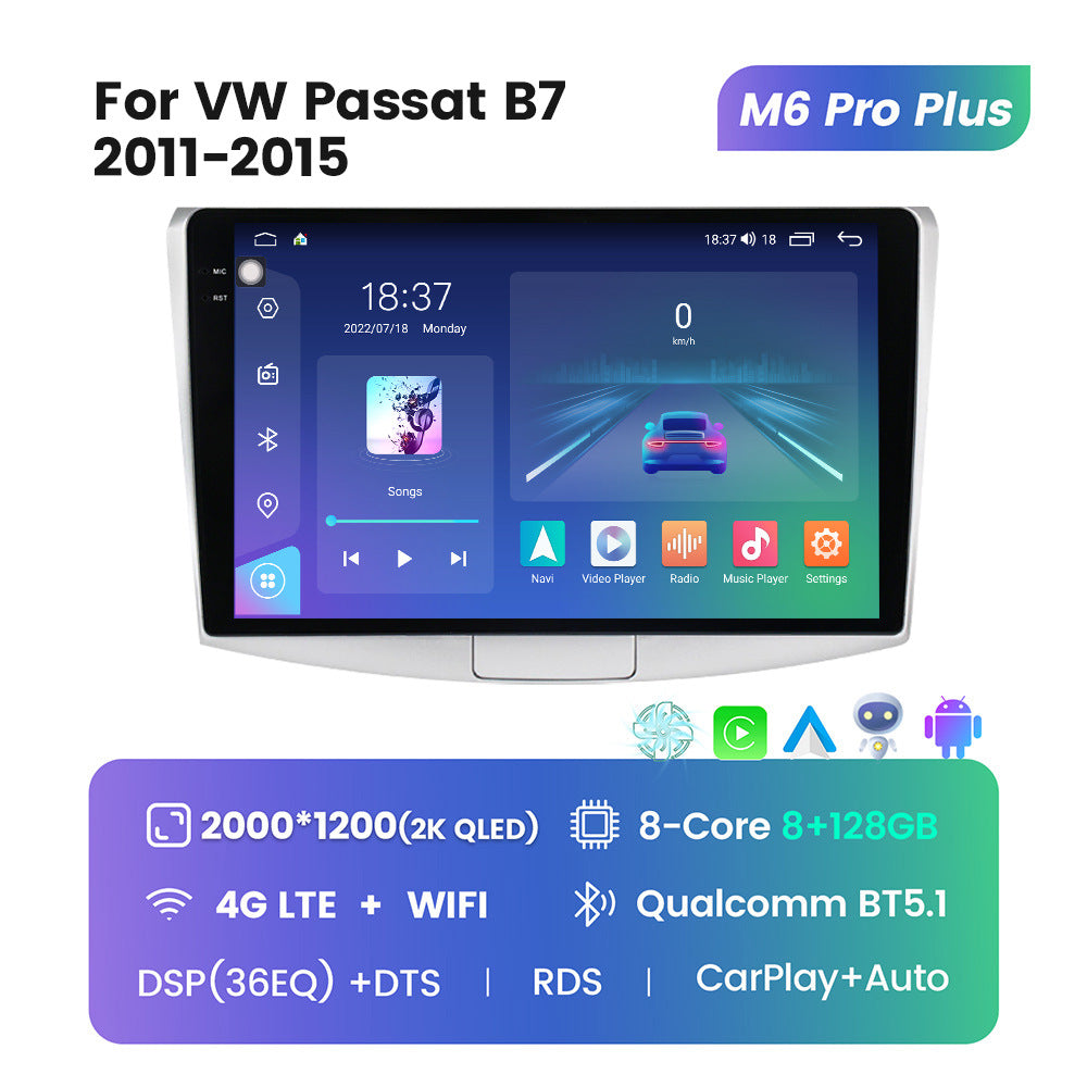 Suitable for Volkswagen CC Passat Maiteng 11-15 modified Android large-screen central control car machine navigation M6Pro