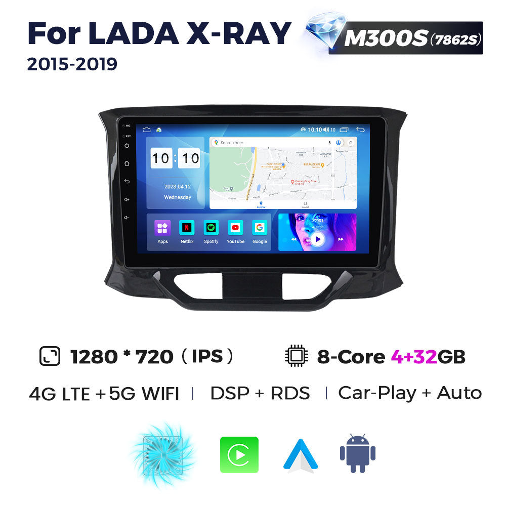 Suitable for 2015-2019 lada x-ray car android central control gps navigation/smart carplay