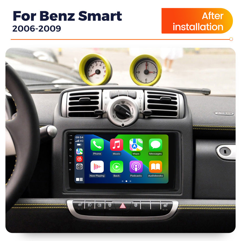 Applicable to Mercedes-Benz Smart 06-09 Android large screen central control car navigation radio screen 8 + 256G