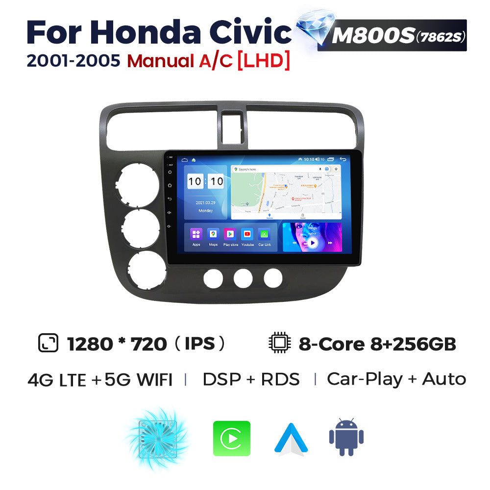 Suitable for honda civic 2000-2006 honda civic android car central control navigator bt5.0