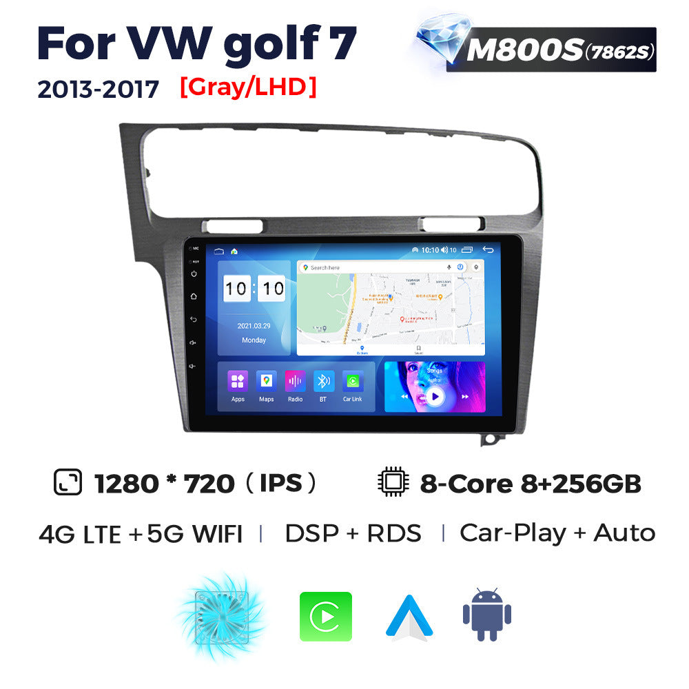 Suitable for left and right peptides vw golf 7 2013-2017 volkswagen golf seven car android large screen navigation