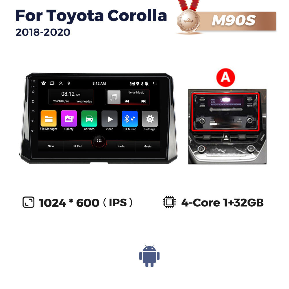 Suitable for toyota corolla 2018-2019 toyota corolla car large screen android navigator
