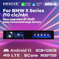 Applicable to BMW 5 Series F10 21-inch connected screen Android large screen central control navigation car radio Bluetooth Carplay