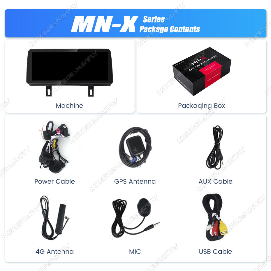 12.3 inch Suitable for BMW 1 Series E82 E87 Android central control large screen GPS navigation all-in-one machine Bluetooth Carplay