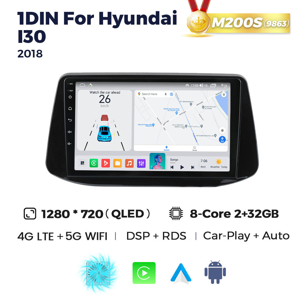 Suitable for 1din_hyundai i30 2018 hyundai i30 car smart central control android navigator motherboard