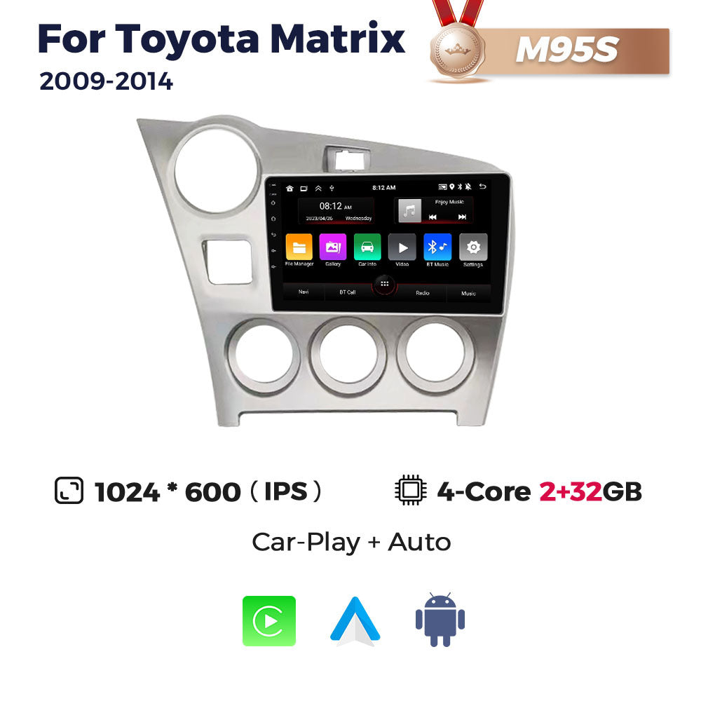 Suitable for toyota matrix 2009-2014 toyota smart android car smart central navigation system