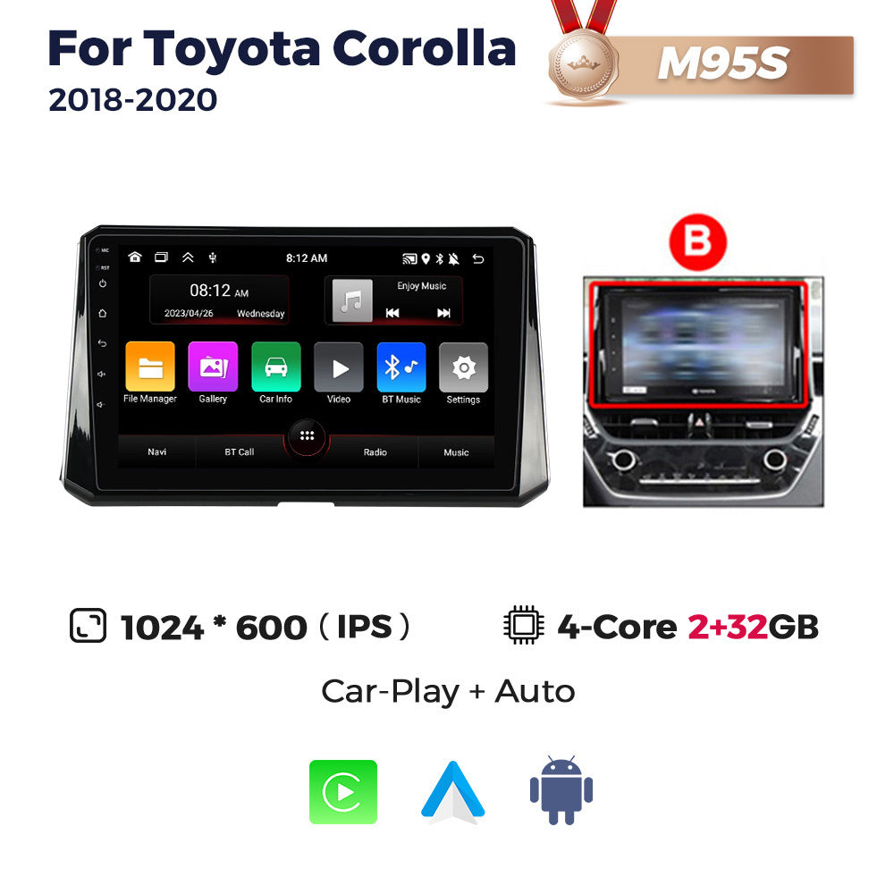 Suitable for toyota corolla 2018-2019 toyota corolla car large screen android navigator
