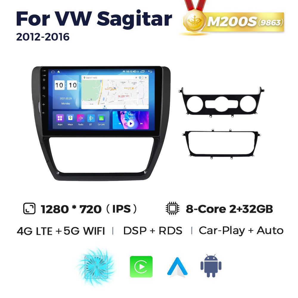 Suitable for vw sagitar 2012-2016 volkswagen sagitar car large screen android navigation carplay