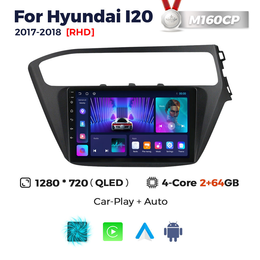 Suitable for hyundai i20 2017-2018, modern i20 retrofit smart android head unit car navigation system
